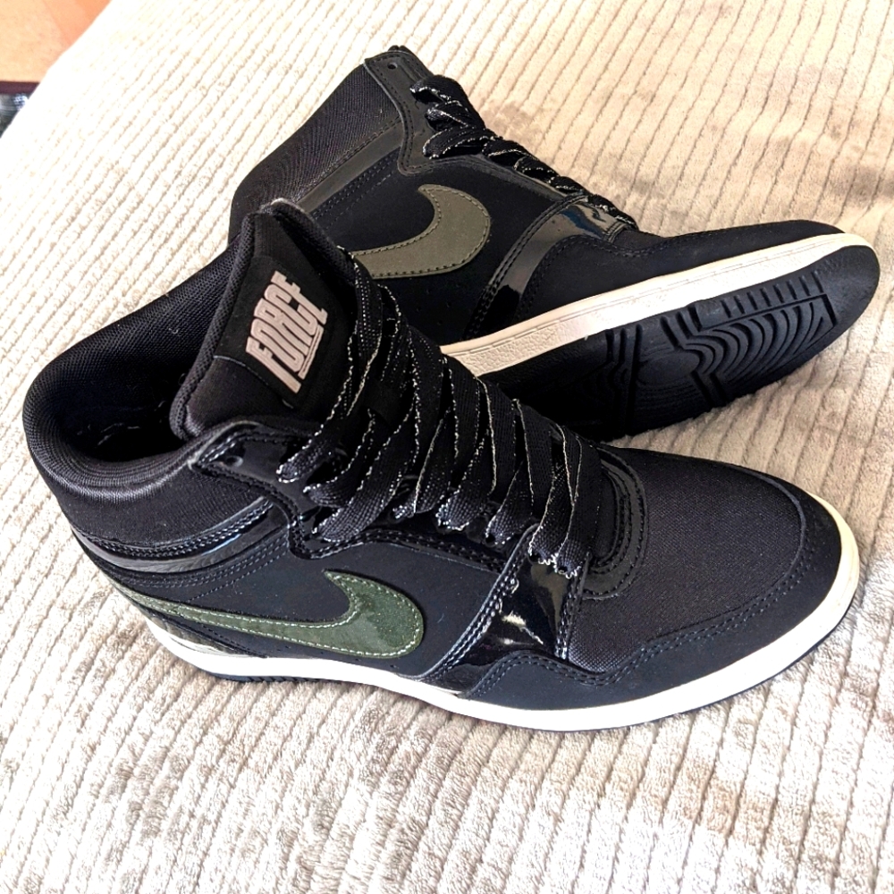 Nike high top wedges